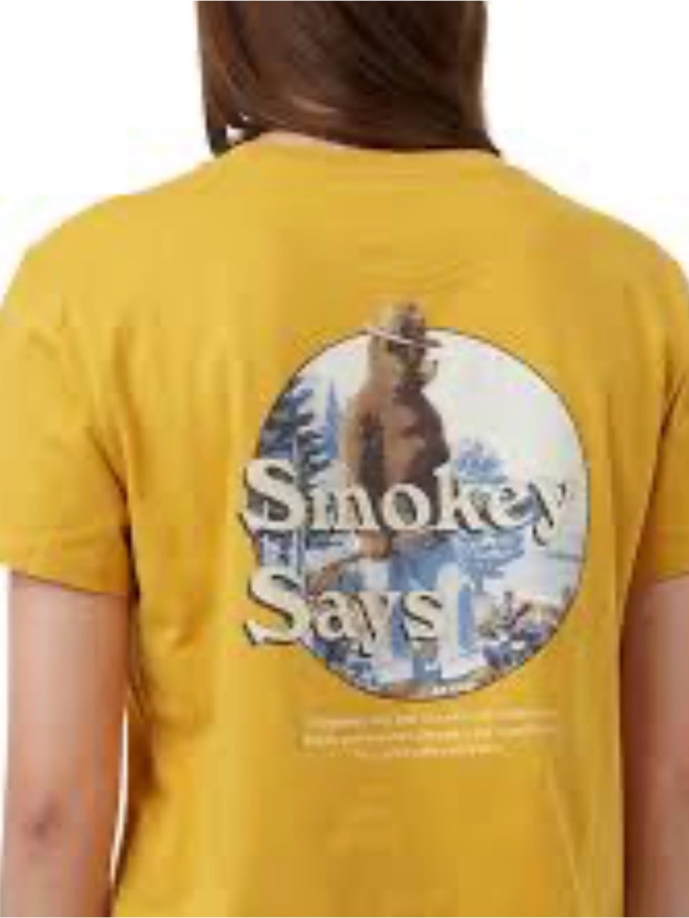 TenTree Mustard Yellow Graphic Tee